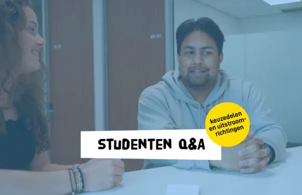 Thumbnail studenten Q&A van keuzedelen en uitstroomrichtingen