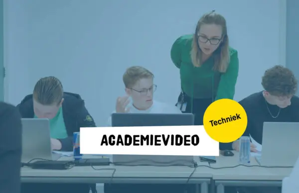 Thumbnail van de academievideo van Techniek